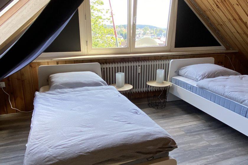 Komfort Apartment mit 3 Einzelbetten in Selbitz