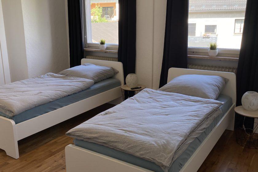 Zimmervermietung in Oberfranken Naila Selbitz Hof Zweibettzimmer Monteurzimmer