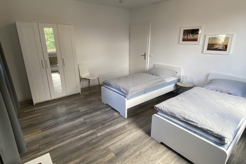 Apartment mit 2 Einzelbetten Gästezimmer Zimmervermietung Monteurzimmer
