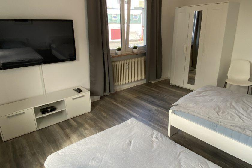 Apartment mit 2 Einzelbetten Gästezimmer Zimmervermietung Monteurzimmer